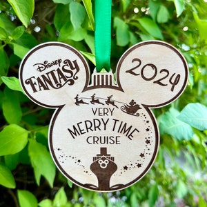 Disney Cruise Very Merrytime Cruises Inspired Ornament - Christmas Fish Extender Gifts