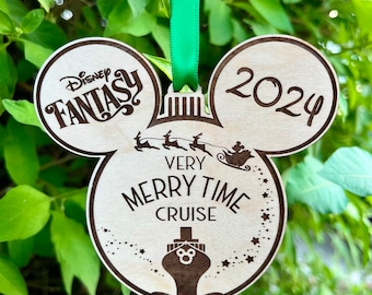 Disney Cruise Very Merrytime Cruises Inspired Ornament - Christmas Fish Extender Gifts