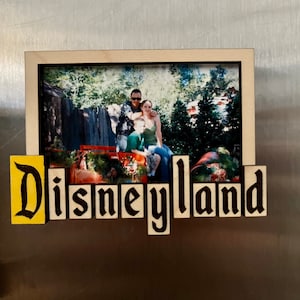 Disneyland Sign Photo Frame Magnet Horizontal