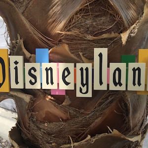 Vintage Disneyland Entrance Sign 12 Without Flags