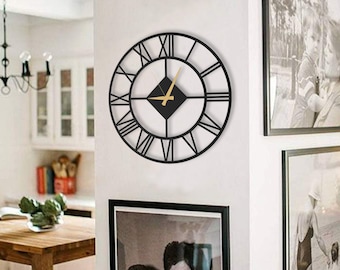 Oversized Wall Clock, Large Wall Clock, Unique Wall Clock