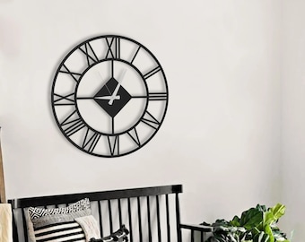 Oversized Large Wall Clock, Large Modern Wall Clock, Unique Wall Clock