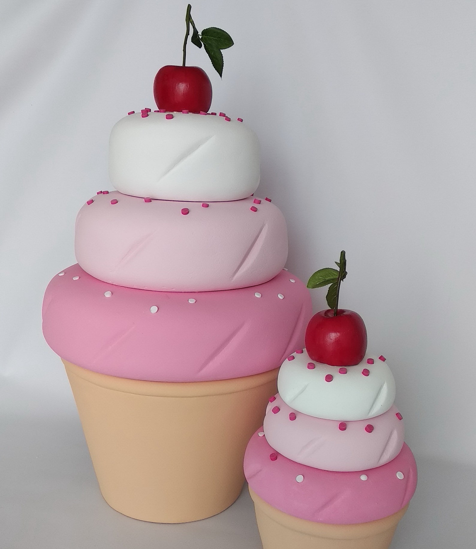 ONE 23'' Giant Cupcake with cherry props storefront Etsy