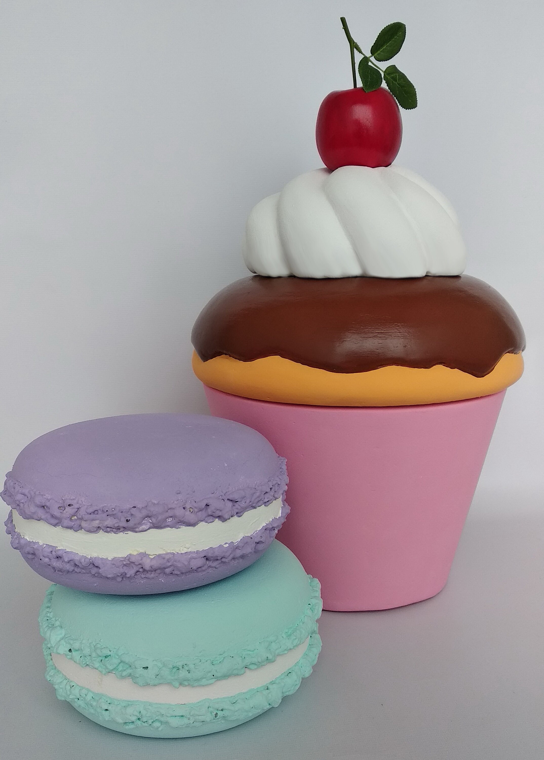 ONE 33'' Giant Cupcake With Cherry Props Storefront Etsy