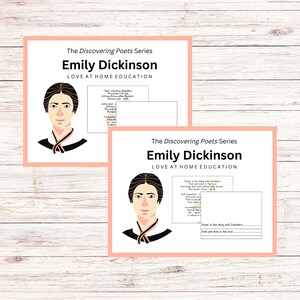 Discovering Poets Copywork Series: Emily Dickinson | Homeschool Poetry Tea Time | Charlotte Mason | Autumn Tea | Homeschool Poem Copywork