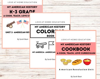 Romangeschichte: Einheitsstudie der amerikanischen Revolution, meine amerikanische Geschichte (My America-Buchreihe) | Homeschool Geschichte K-4 (Digitaler Download)