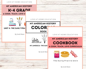 Unidad didáctica sobre la historia temprana de las praderas estadounidenses / Educación en casa K-4 (Descarga digital)