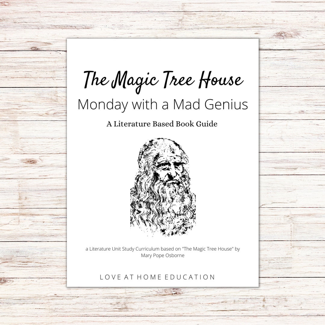 Magic Tree House: Monday With a Mad Genius Book Guide (PDF Pattern) - Etsy