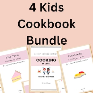 Kids 4 Cookbook Digital Collection | Distance Learning, Cooking with your Kids, Homeschool printables, Homeschool family style, Holiday cook