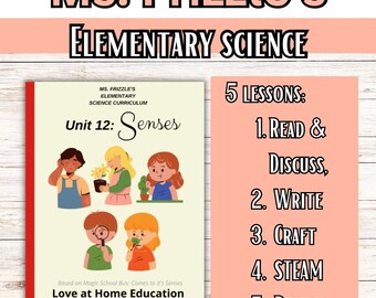 フリズル先生の理科カリキュラム - 感覚ユニットスタディ（デジタルダウンロード）