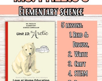 Unidad didáctica de ciencias para la educación en casa en el Ártico – Currículo de primaria de la Sra. Frizzle (Descarga digital)