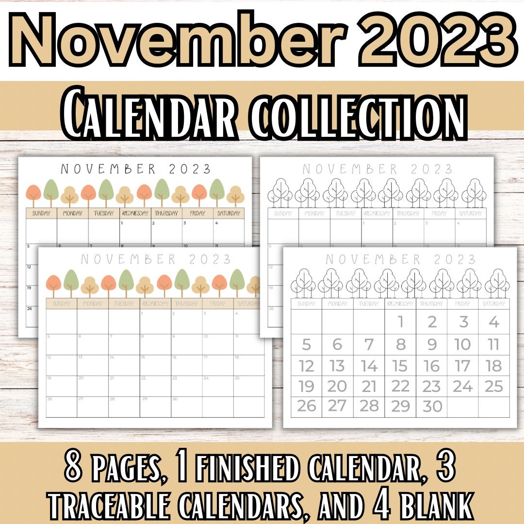 november-2023-calendar-printable-pdf-calendar-traceable-calendar-for