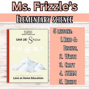 Ms. Frizzle's Snow Science Unit – Homeschool STEAM Curriculum (Digital Download)