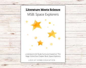 Space Explorers Book guide from Magic School Bus Chapter Books | Homeschool Science | STEAM Unit Study | STEM Unit Study | Distance Learning