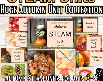 Unidad didáctica STEAM de otoño, educación en casa (descarga digital)