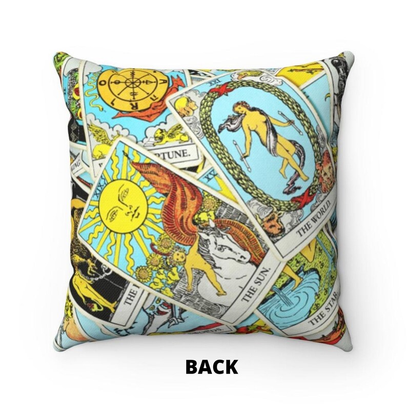 Tarot Card Print Pillowcase Pillow Cases Pillow Case Pillow Covers Spun