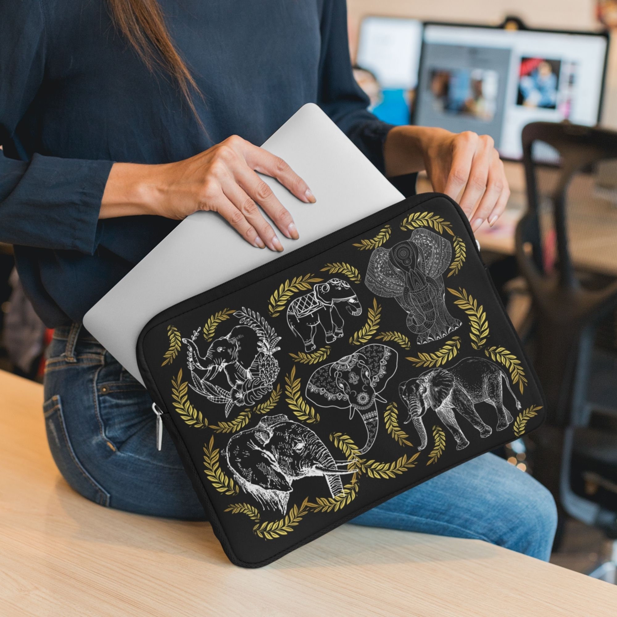 Elephant laptop sleeve deals