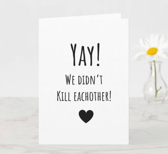 Printable Funny Anniversary Card Couple Humour Etsy