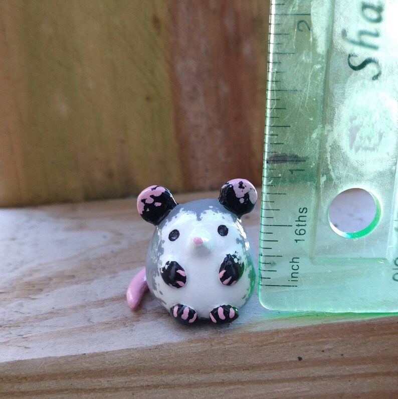OPOSSUM PAL Animal Knick Knack Polymer Clay Miniature Dust Etsy