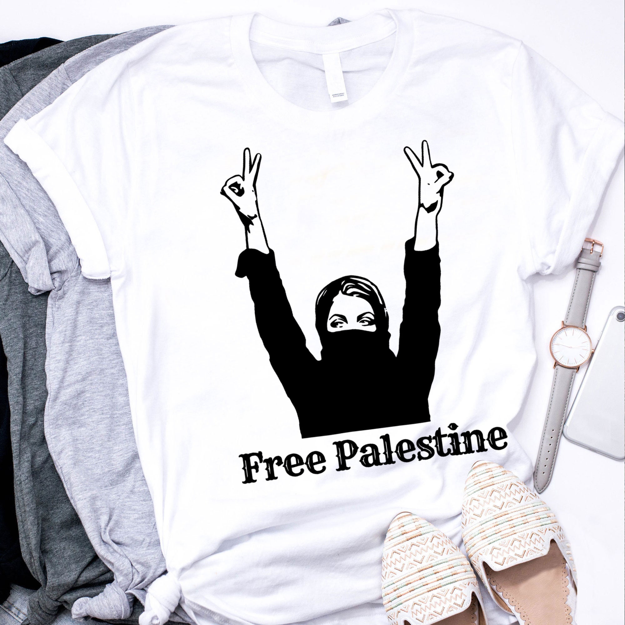 Camiseta palestina libre Palestina camiseta unisex de manga Etsy