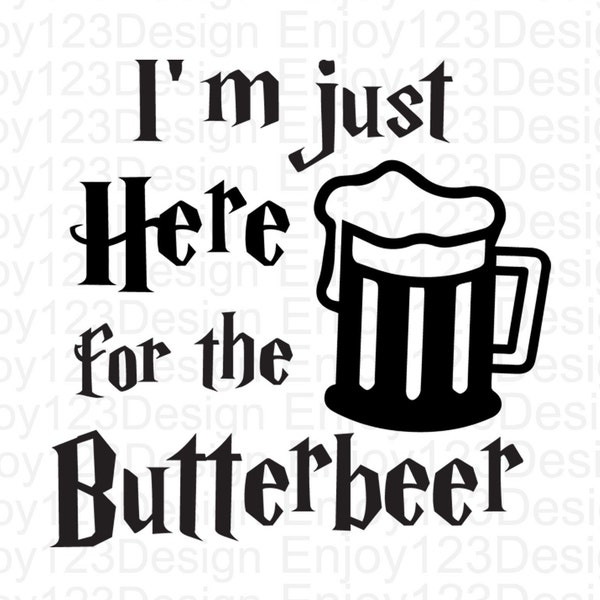Here for the Butterbeer SVG Cut File Digital