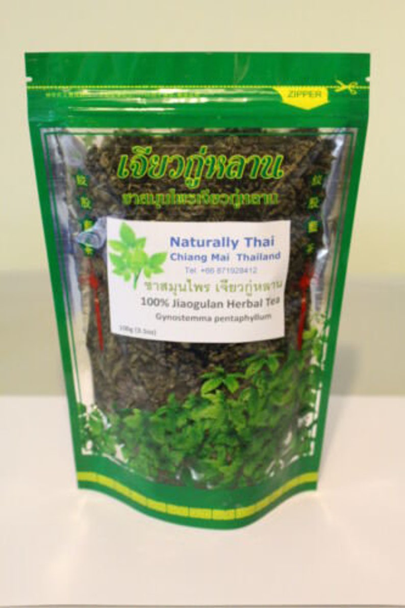 Naturally Thai Jiaogulan Herbal Tea 100g Gynostemma Etsy