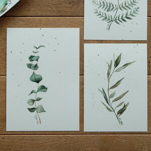 Eucalyptus I Branche de plante simple I Jeu de cartes I Imprimer