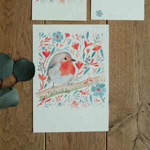 Juego de cartas Robin I florido
