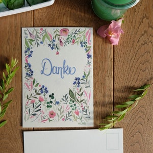 Di' grazie con i fiori | Set di carte | Cartoline | Carte pieghevoli