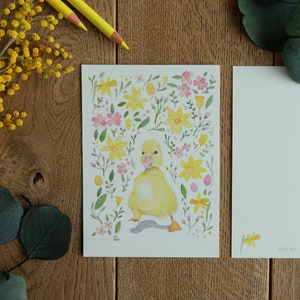 Postal Pollitos de Pascua I Primavera