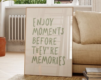 Motivational Quote Print: Trendy Pink Typography Wall Art (Digital Download)