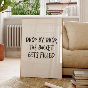 Inspirational Quote Art Print: Minimalist Typography (Digital Download)