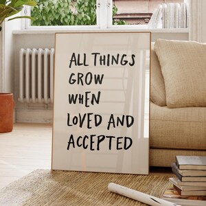 Motivational Quote Poster: Trendy Apartment Wall Art (Digital Download)