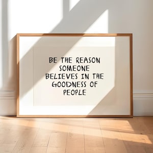 Inspirational Quote Art Print: Minimalist Trendy Home Decor (Digital Download)