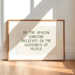 Uplifting Quote Poster: Minimalist Trendy Art (Digital Download)