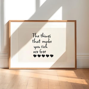 Inspirational Quote Poster: Minimalist Typography Art (Digital Download)