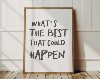 could happen Inspirational Quote Art Print, Minimalist Home Decor (Digital Download)
