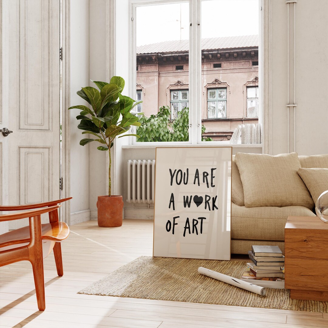 Motivational Quote Print: Minimalist Modern Wall Art (digital Download ...