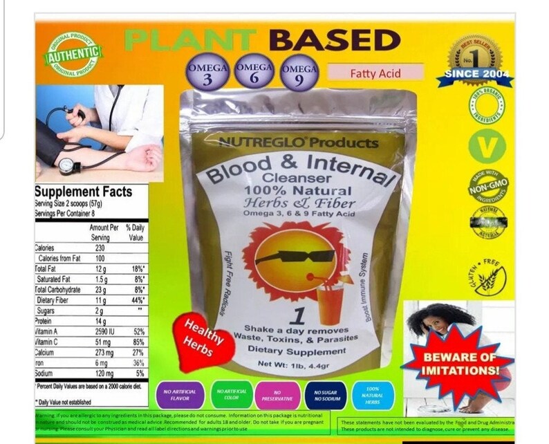 Blood & Internal Cleanser 100 Natural Herb and Fiber Etsy