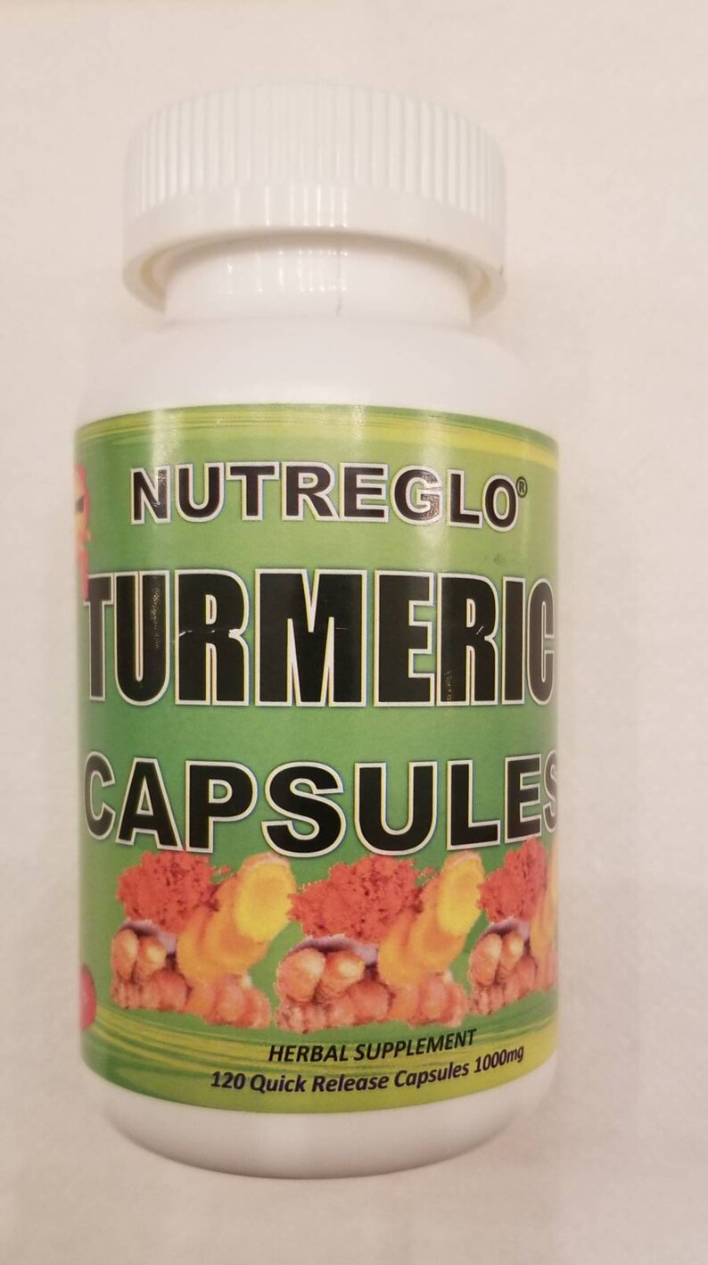 Turmeric Capsules 120ct 1000 MG Etsy