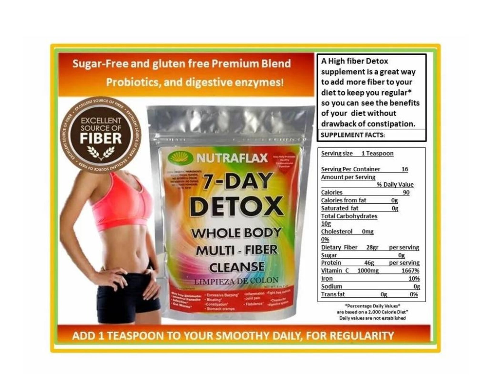 7 day detox whole body fiber cleanse. Etsy