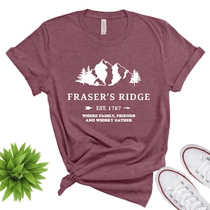 Jamie Fraser, Fraser's Ridge Shirt, Claire Shirt, Fraser Ridge Clan, Outlander image 1