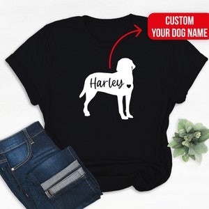Custom Labrador retriever shirt, Labrador retriever shirt, gift for Labrador retriever lover, personalized Labrador retriever dog Tee