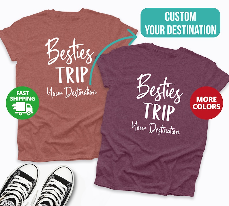 Besties Trip Shirts Travel Shirts Road Trip Shirts Squad Etsy
