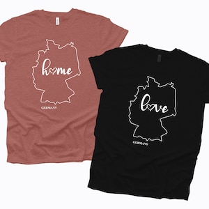 Germany Shirt, Germany map shirt, Germany Gifts Tshirt, Germany Travel Shirt, Germany Love Shirt