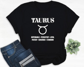 Taurus Birthday Shirts Taurus Tee Shirts Taurus Woman T - Etsy Canada