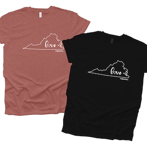 Virginia Shirt, Virginia State, Virginia Gifts , Virginia Travel, Virginia  Love Shirt, Virginia Gift Shirt