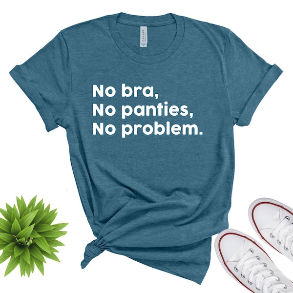 No bra no panties no problem shirt, tumblr shirt