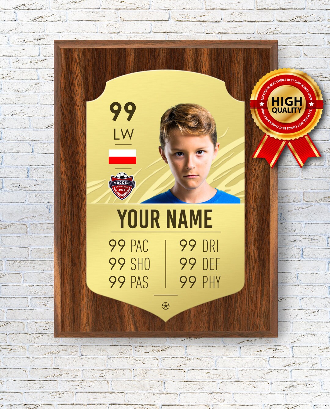 Tarjeta FIFA Gold Personalizada Ultimate Team FIFA Football Etsy