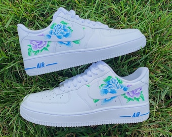 Peony Custom Air Force 1s